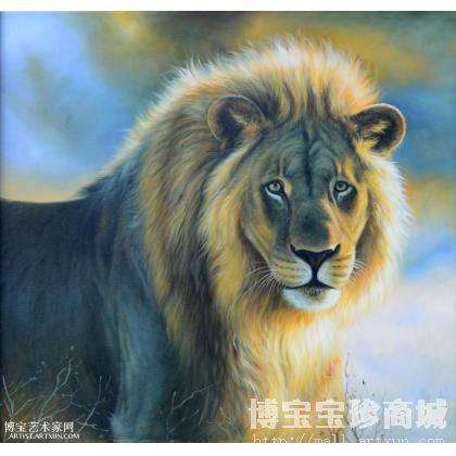 郑建华 狮子 类别: 动物油画